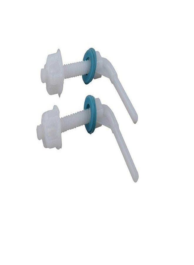 KINIK Toilet Seat Cover Hinges Clamp L Type | PVC Spare Part Accessories for Western Toilet Seat Cover (6 mm) - Image 2